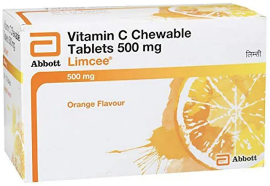 Limcee 500 mg Chewable Orange Tablet